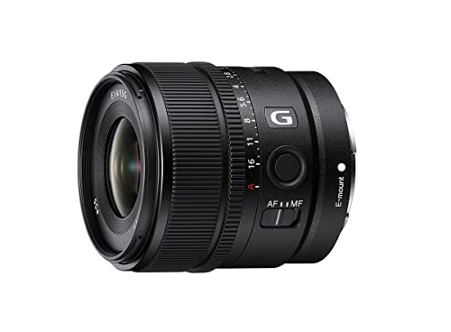 Sony E 15 mm F1.4 G | APS-C-Weitwinkel-Objektiv mit Festbrennweite (SEL15F14G)