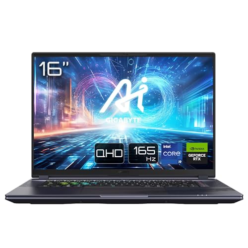 GIGABYTE AORUS 16X Gaming Laptop 16" 1610 165Hz WUXGA Display Intel Core i914900HX