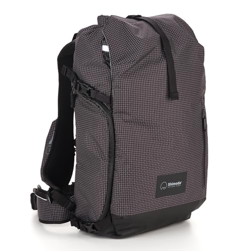 Shimoda Sidecountry 28 Damen Rucksack, modularer Toploader mit seitlichem Kamerazugriff, abnehmbarer Laptophülle, schwarz/weiß (520-352)