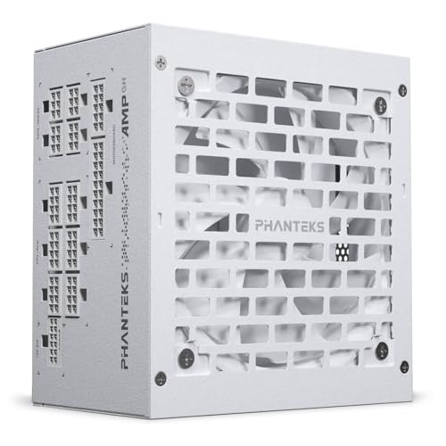 Phanteks AMP GH V2 1200W 80 PLUS Platinum Netzteil, PCIe 5.1, ATX 3.1, vollmodulares Kabelmanagement, weiß