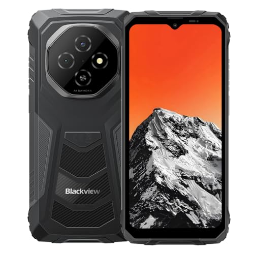 Blackview Fort 1, Dual SIM Smartphone mit 256GB Speicher und 6GB RAM, Schwarz