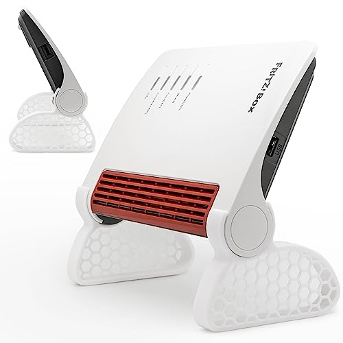 Mobilefox Ständer für AVM FritzBox 7590 AX Tischständer Router Halter Weiß Belüftung Fuß Standfüße Aufsteller