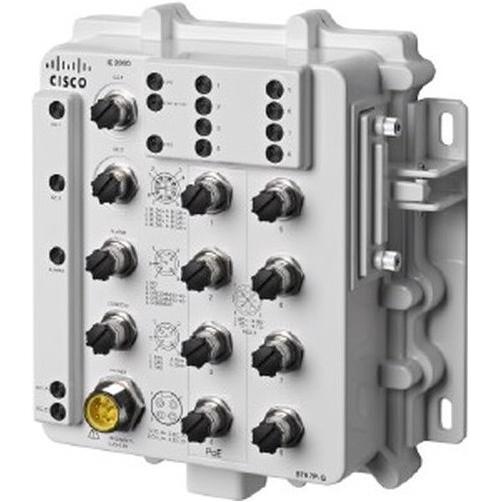 Cisco IP67 IE 2000, Netzwerk Switch mit 8 Ports, 10/100 POE, 2 GE, 1588 & NAT, Weiss