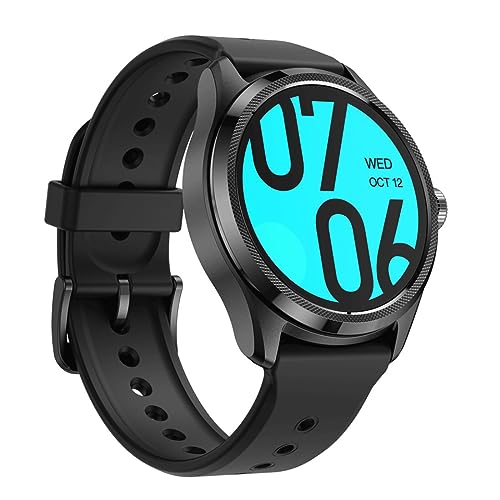 Mobvoi TicWatch Pro 5 (48 mm, Aluminium, Metall), Sportuhr + Smartwatch mit Snapdragon W5+ Gen1, 80 Stunden Akkulaufzeit, Schnelllade-Technik
