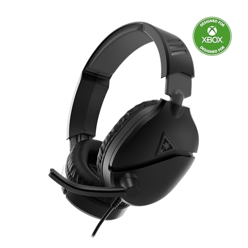 TURTLE BEACH Recon 70X, Over-ear Gaming Headset, 40-mm-Lautsprecher, Schwarz, plattformübergreifend kompatibel mit Xbox, PS5, PC und Nintendo Switch