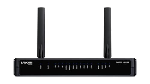 LANCOM 1803VAW (EU) SD-WAN VoIP Gateway mit VDSL und Wi-Fi 6, Router mit integriertem VDSL-Supervectoring-Modem, Dual-Band Concurrent Wi-Fi 6, Telefoniefunktionen