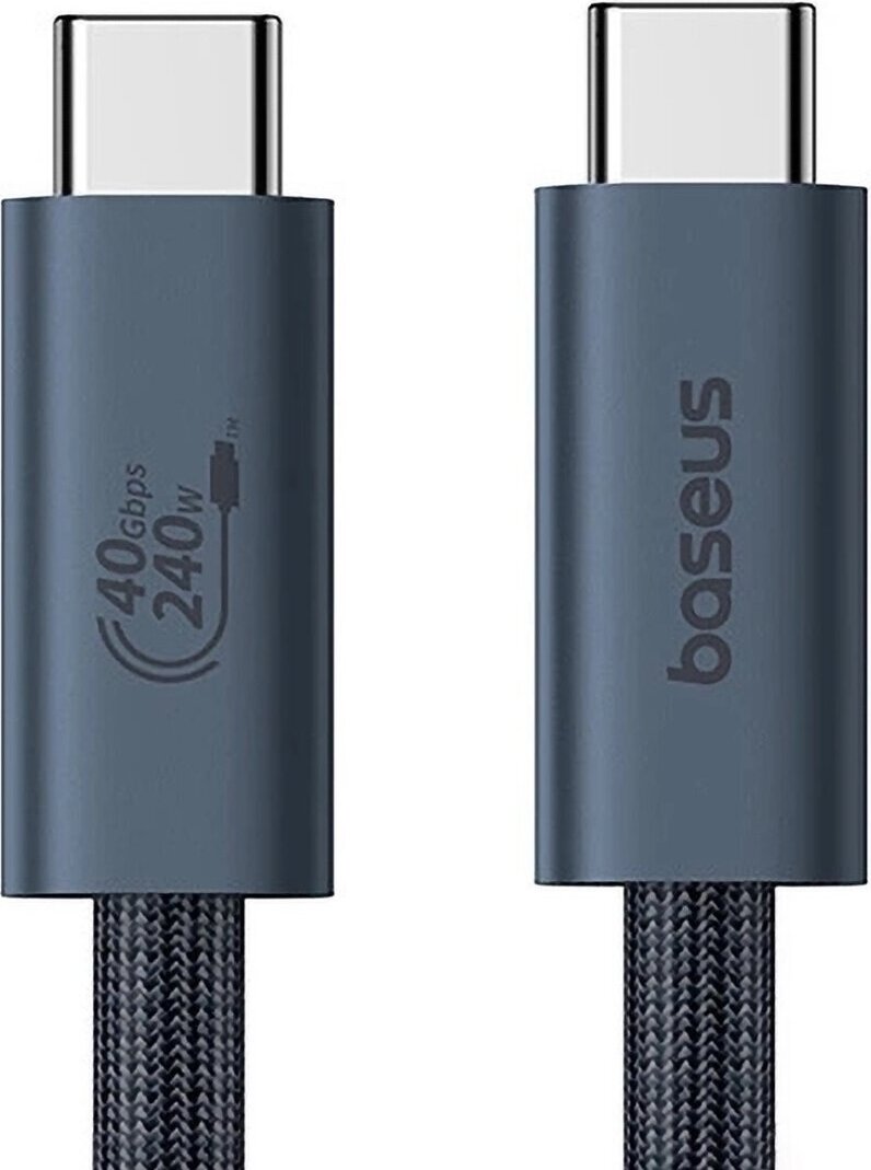 Baseus CB000068, USB-C-auf-USB-C-Datenkabel mit 240W Leistung, 8K 60Hz Video, 1m, schwarz