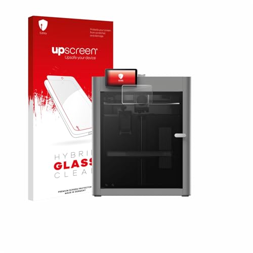 upscreen Schutzglas für Bambu Lab P2S 3D Printer, Extrem kratzfest 9H, Anti-Fingerprint, ultra-transparent