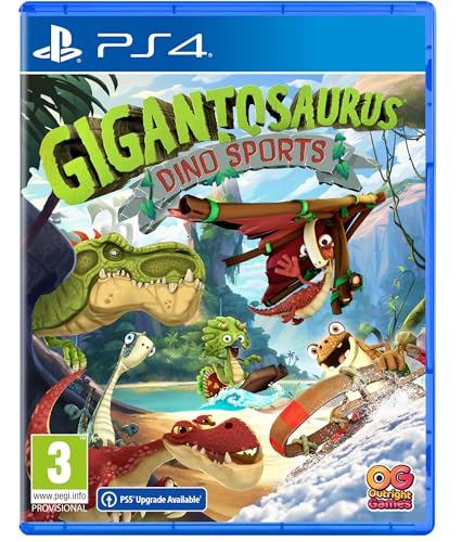 Outright Games Gigantosaurus: Dino Sports - PS4, Multiplayer Mayhem, Split-Screen-Modus, Farbe: bunt