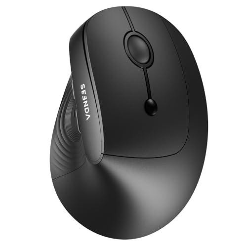 seenda MOU200 Ergonomische Vertikale Maus, Kabellos via USB + Dual ...