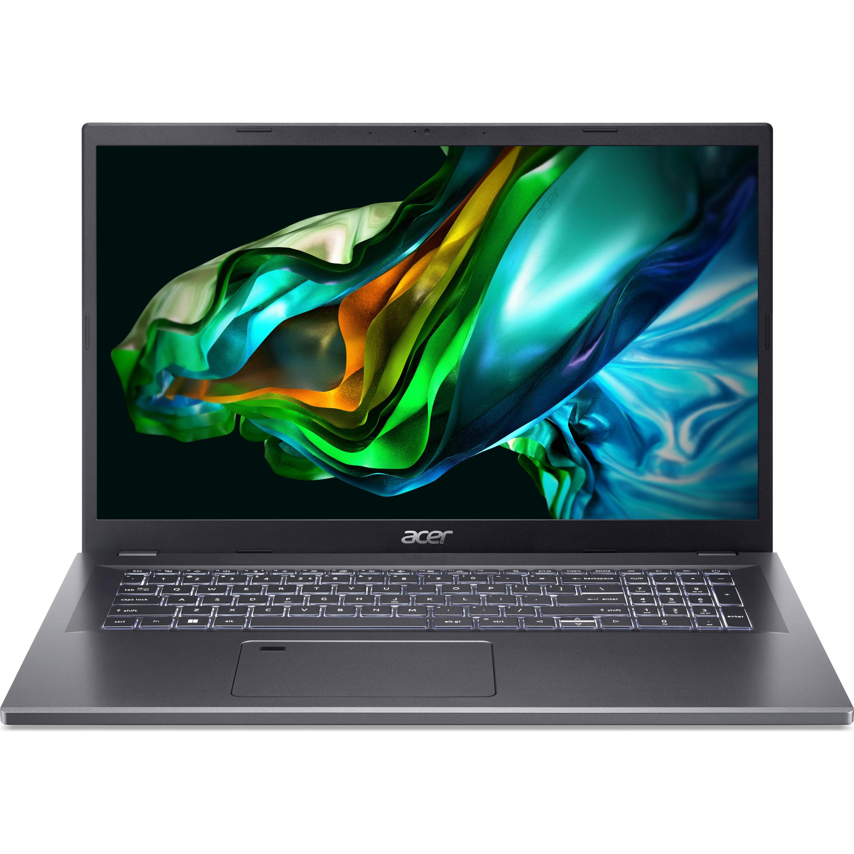 Acer Aspire 5 (17,3", Intel Core i7-150U, 32 GB RAM, 1 TB SSD, DE), Notebook, Grau