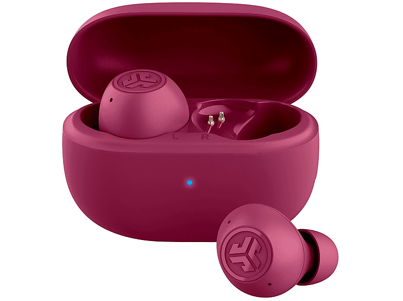 JLAB Go Pop ANC, In-ear Kopfhörer mit aktiver Geräuschunterdrückung, bis zu 24 Stunden Akkulaufzeit, Bluetooth, Fuchsia