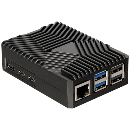 Joy-it RB-AlucaseP5-09 SBC-Gehäuse Passend für (Entwicklungskits): Raspberry Pi inkl. passiven Kü