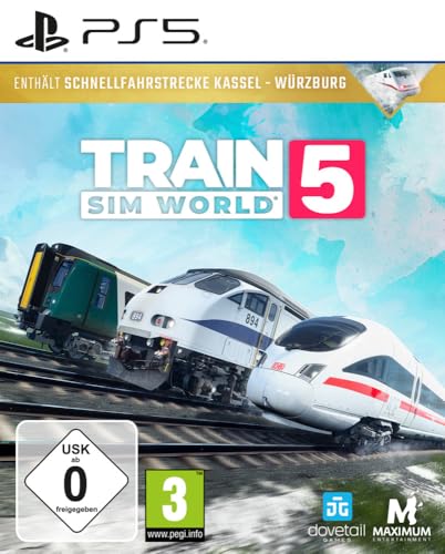 maximum entertainment uk limited Train Sim World 5 [PS5], Herausfordernde Zugsimulation mit ZUGBEGLEITER-MODUS und LIVE-KARTE