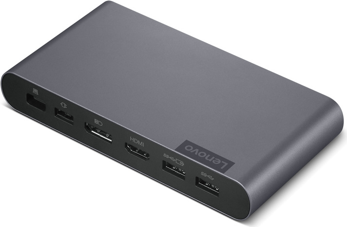 Lenovo USB-C Universal Business Dock, Laptop-Dockingstation mit 4K UHD Unterstützung, 5 USB-Anschlüssen und 65 W Ladepower