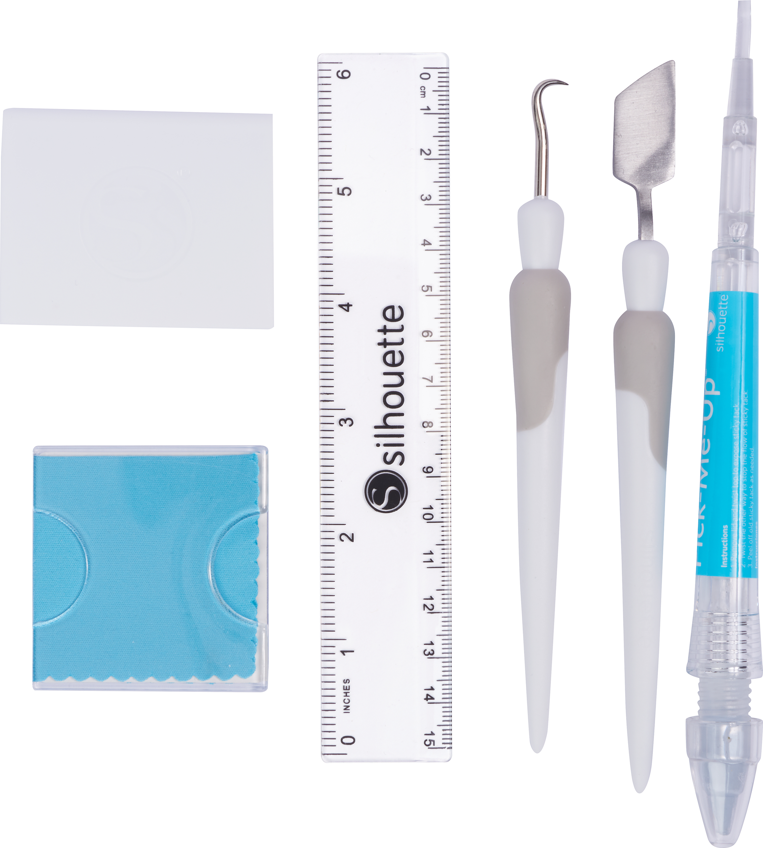 Silhouette Tool Kit, 6-teiliges Werkzeug-Set für Silhouette Maschinen, schwarz/grau