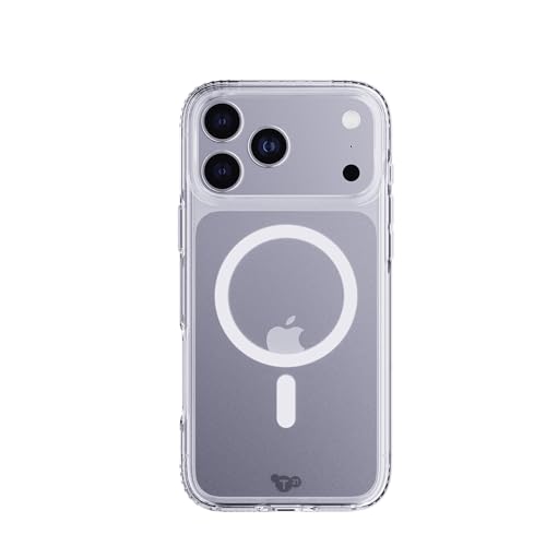 tech21 EvoClear mit MagSafe für Apple iPhone 17 Pro Max, Aufprallschutz bis 3,6 m, anti-gelb und kratzfest, mechanische Tasten