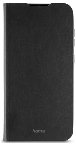HAMA Eco Premium Bookcover für Samsung Galaxy A36, Schwarz, Kunstleder mit Kartenfach und Standfunktion