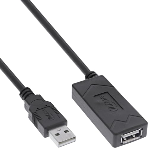 InLine USB 2.0 Aktiv-Verlängerung mit Signalverstärkung, USB-A Stecker/Buchse, 7,5m, 34616A