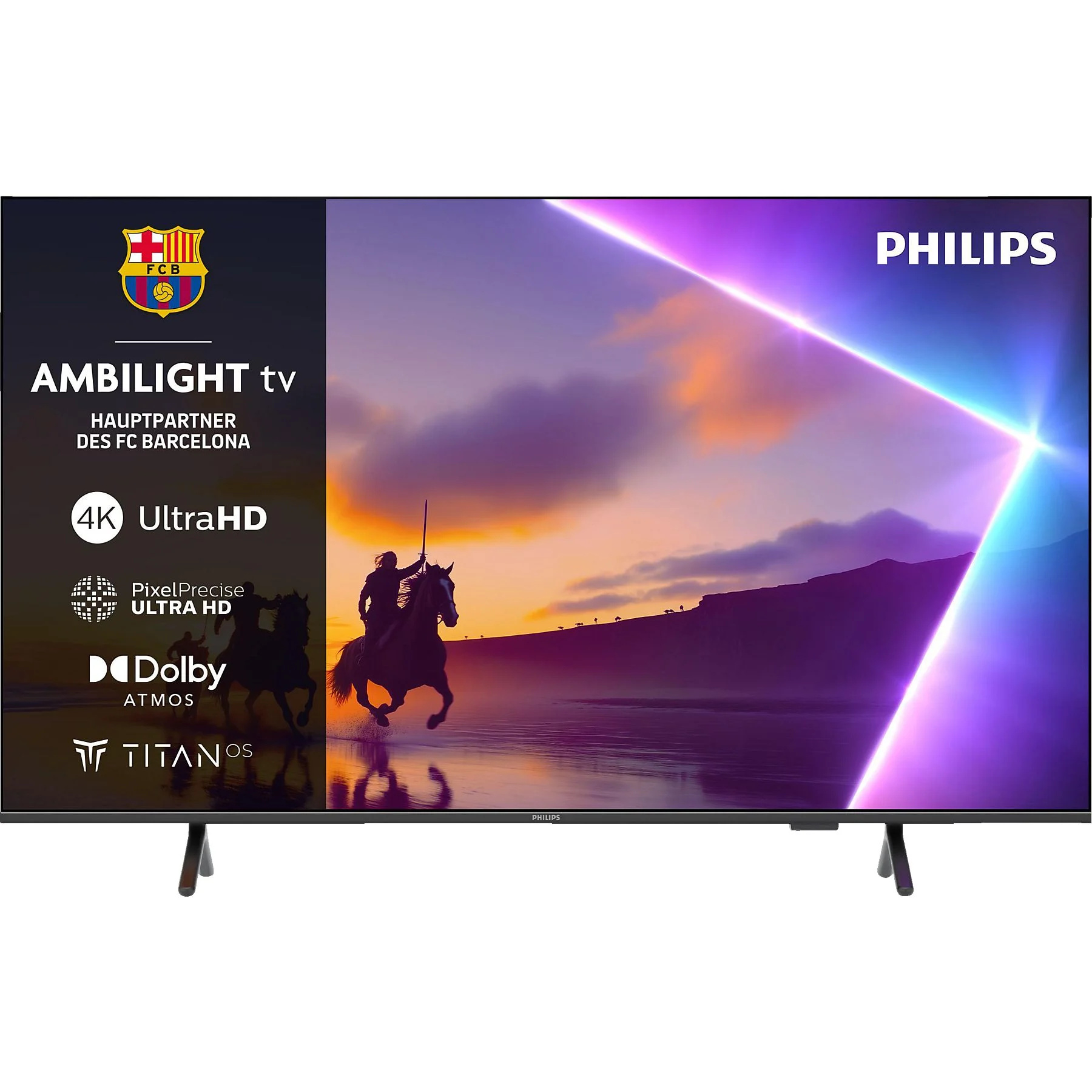 Philips 65 PUS8550/12, 65 Zoll 4K QLED Ambilight TV