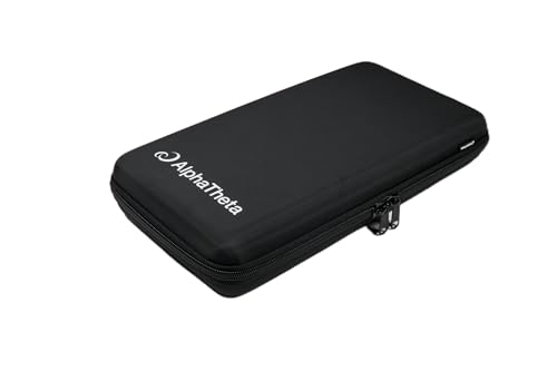 AlphaTheta DJC-FLX2 BAG, DJ-Controller-Tasche aus EVA Durashock mit schwarzem ballistischem Polyester und Eierschaum-Deckel, Schwarz