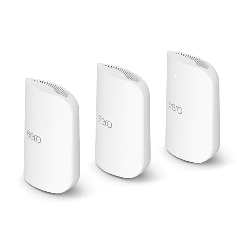 eero Pro 7, Triband-Mesh-Wi-Fi-7-Router, bis zu 5 Gbit/s, WLAN-Abdeckung bis 560 m², 3er-Pack