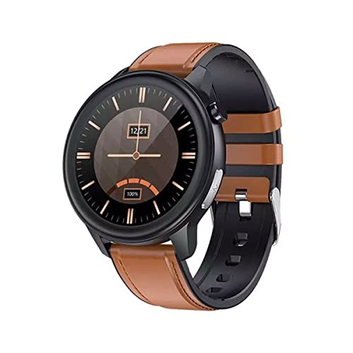 Maxcom Maxcom FW46, Schwarz (49 mm), Sportuhr + Smartwatch mit Körpertemperaturmessung, Blutsättigung und EKG-Analyse