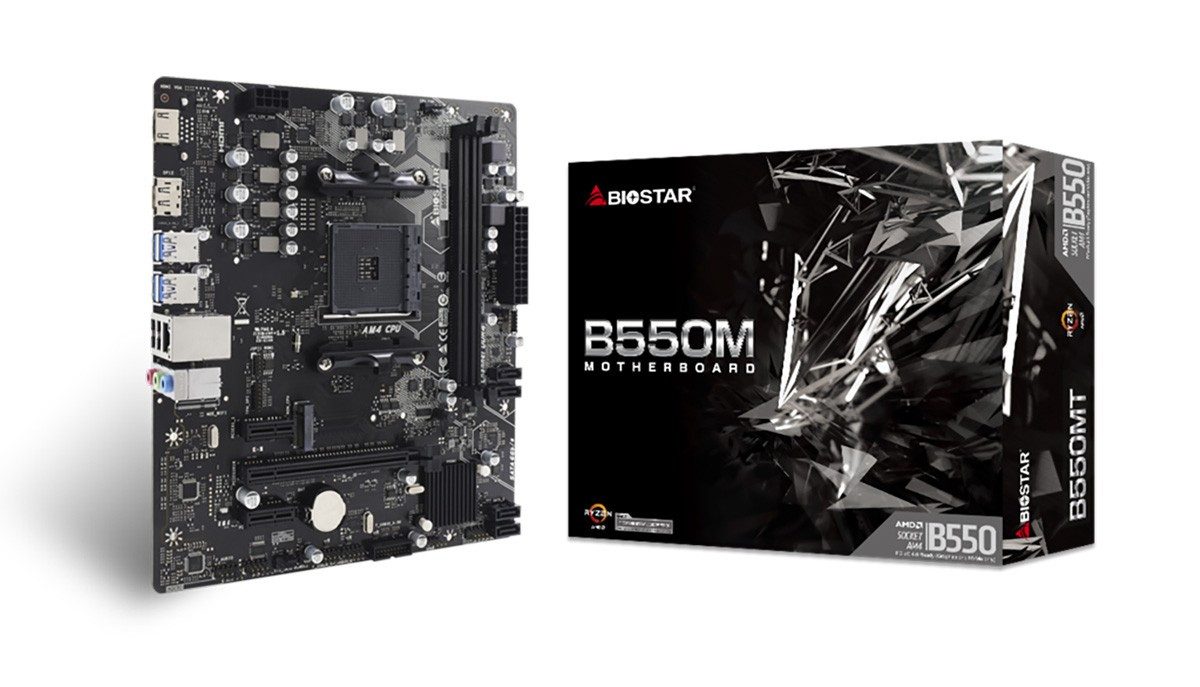 Biostar B550MT Mainboard, High-End Mainboard für Gamer und PC-Enthusiasten