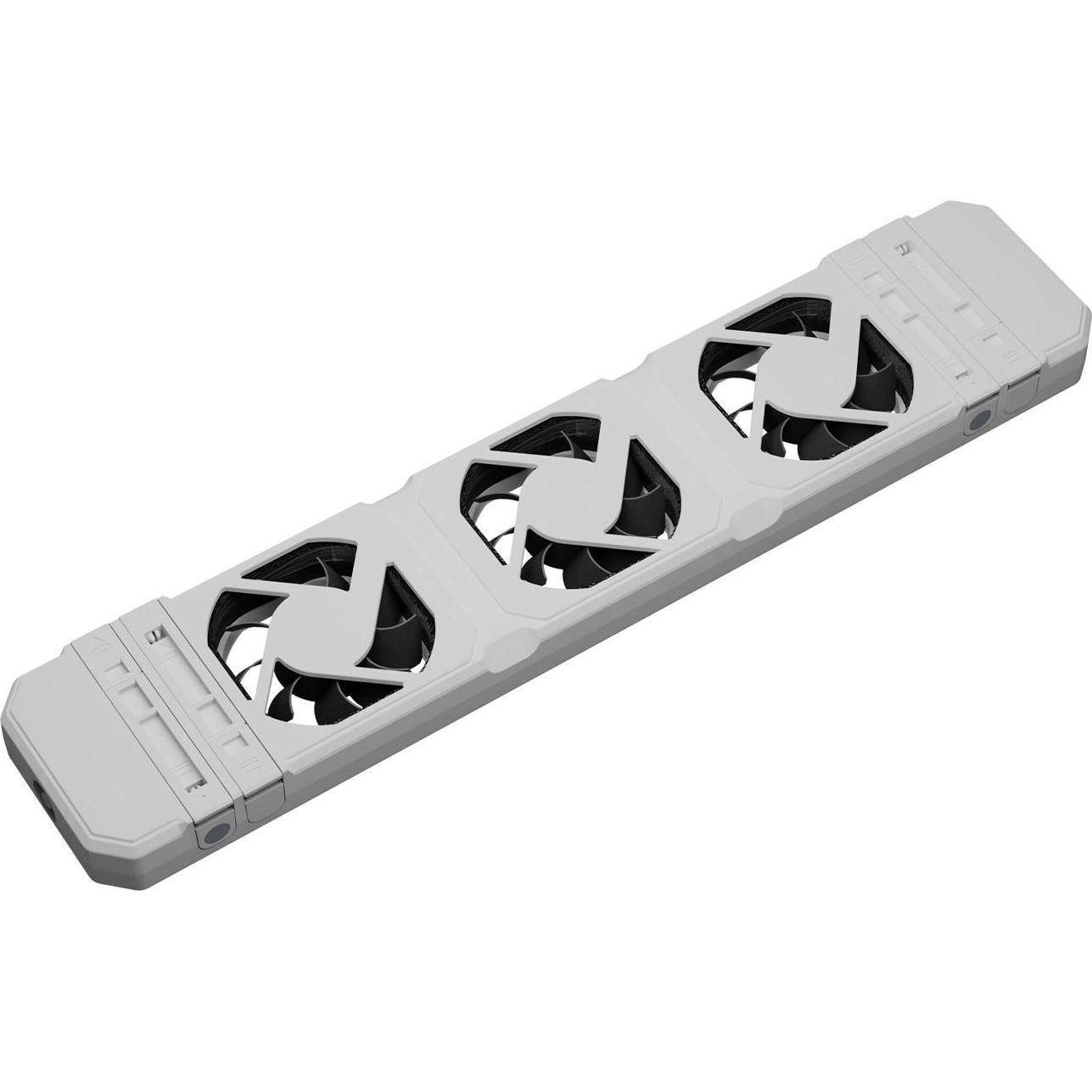 Technaxx TX-302, Heizkörperventilator zur Optimierung der Wärmeverteilung, weiss, mit Temperatursensor und leisen Betrieb