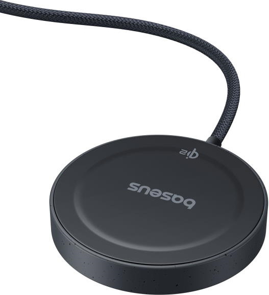 Baseus Simple Mini4, Wireless Magnetic Charging Pad mit 15W Qi2 Leistung, Schwarz