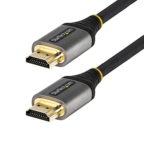 StarTech.com 4 m 8K HDMI 2.1 Kabel - Zertifiziertes HDMI 2.1 Kabel 48Gbps - 8K 60Hz/4K 120Hz HDR10+ eARC - UHD 8K HDMI Kabel - Monitor/Fernsehgerät/Display - Flexibler TPE Mantel (HDMM21V4M)