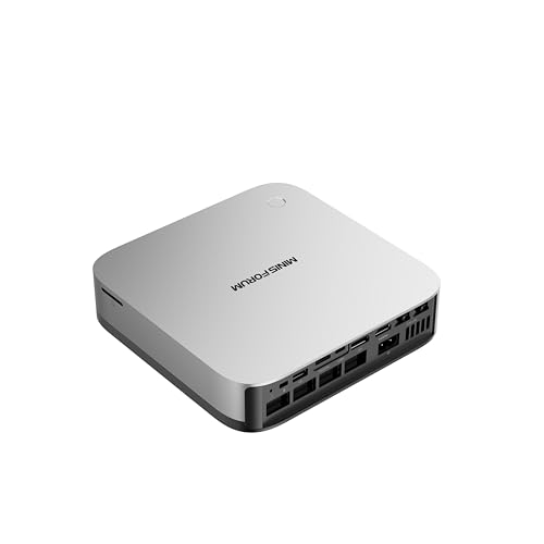 MINIS FORUM AI X1 Pro Mini PC, AMD Ryzen AI 9 HX 370 12-Core, 32 GB DDR5, 1 TB SSD, HDMI/DP/USB4, WiFi 7, BT5.4