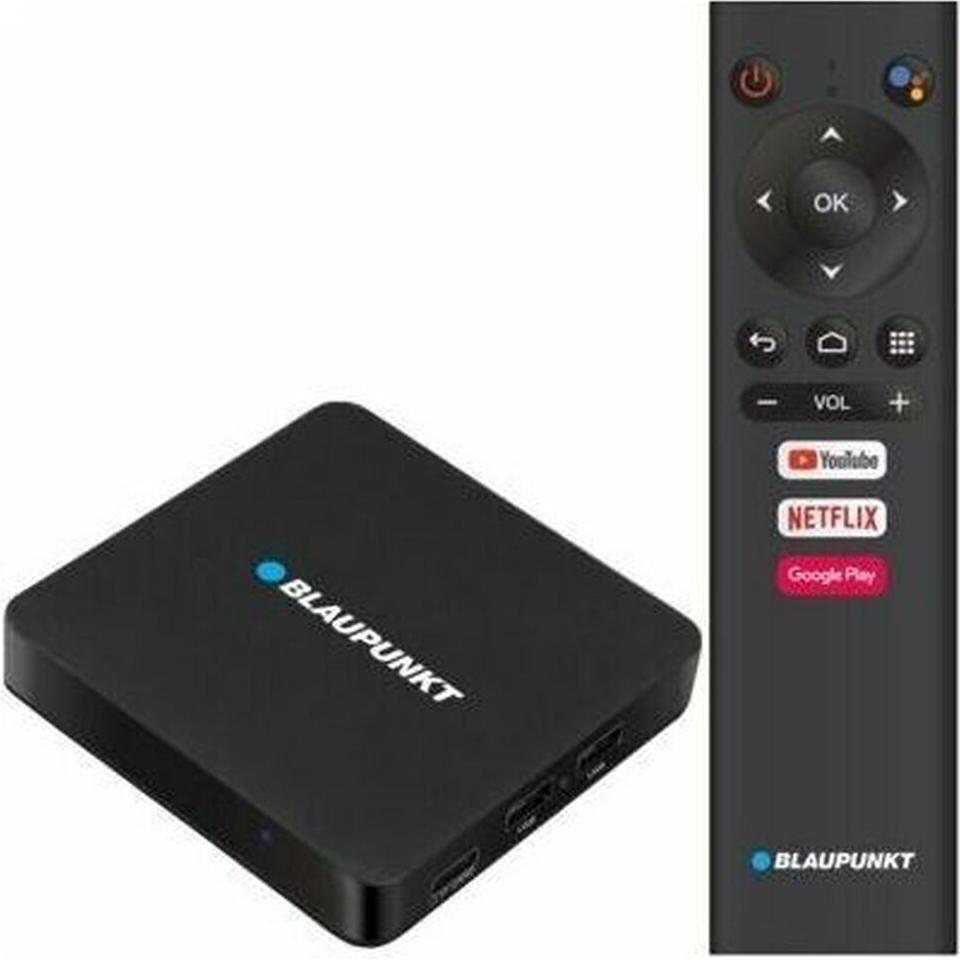 Blaupunkt PC Box Android B Stream, 4K Streaming Box mit Android 10, 8 GB Speicher, Bluetooth 5.0, Schwarz