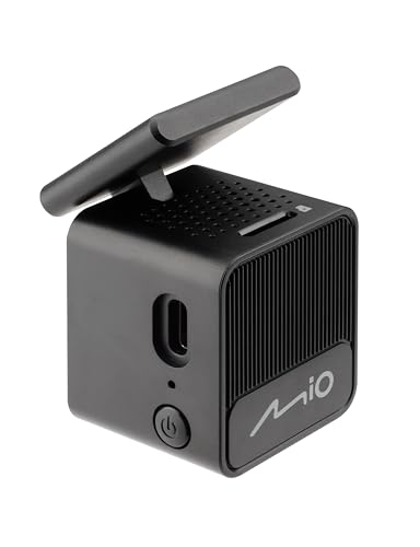 Mio MiVue J20 Mini Kompakt WiFi Dashcam, Full HD, Auto Flip 180°, Superkondensator, MiVue Pro App, OTA-Update, USB-C