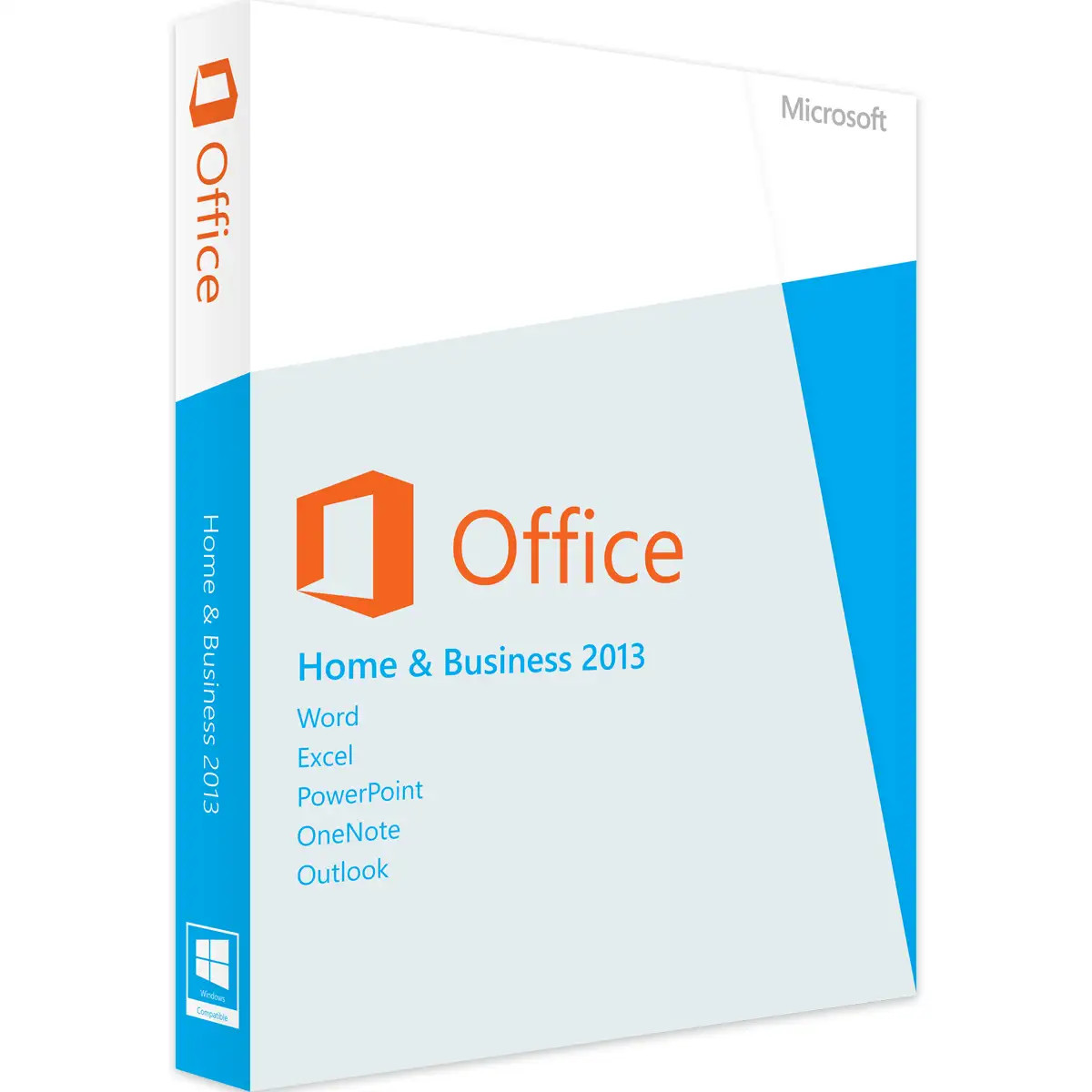 Microsoft Office 2013 Home and Business, Büroanwendungssoftware für Windows mit Word, Excel, PowerPoint, OneNote und Outlook