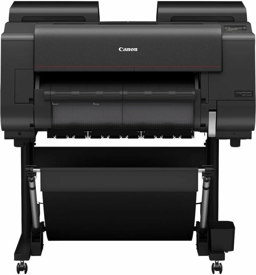 Canon imagePROGRAF PRO-2600 Großformatdrucker WLAN Bubblejet Farbe 2400 x 1200 DPI A1 (594 x 841 mm) Ethernet/LAN, 12-Farbdrucker für erstklassige Fotos und Kunstwerke, Schwarz