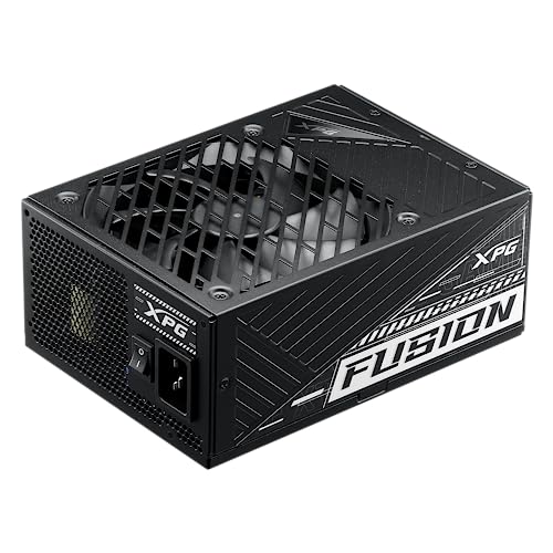 XPG Fusion Netzteil 1600W, modular, 80 Plus Zertifiziert, Cybenetics Titan, 100% japanische Kondensatoren, Schwarz (FUSION1600T-BKCUS)