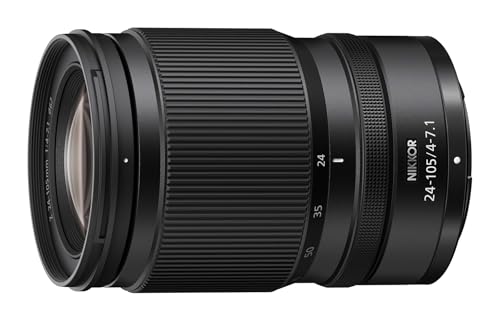 Nikon NIKKOR Z 24-105mm f/4-7.1, Zoom-Objektiv für Vollformatkameras mit speziellem Einstellring und leichtem Design, 350g