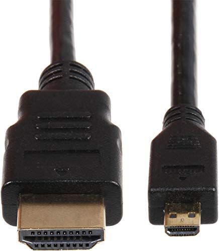Joy-it K-1481 HDMI-Kabel Raspberry Pi [1x HDMI-Stecker - 1x HDMI-Stecker D Micro] 3.00m Schwarz