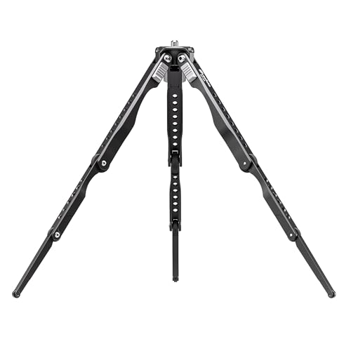 Leofoto Pocket Mini Tripod MT-04, Tischstativ mit variabler Höhe von 120mm bis 370mm, Tragfähigkeit 5kg, Packmaß 25cm
