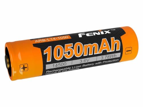 Fenix ARB-L14-1050 Akku, 1050 mAh Hochleistungsakku mit Schutzschaltung und Druckventilen, kompatibel mit LD12R und RC05 SE