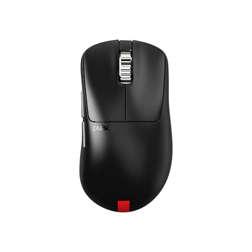 Pulsar Xlite V4 eS Mini Wireless, Gaming Maus mit 32.000 DPI optischem Sensor, 5 programmierbaren Tasten, kabellos, schwarz