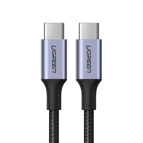 UGREEN Type-C to Type-C 100 W Schnelllade- und Datenkabel, 1.5 Meter, schwarz