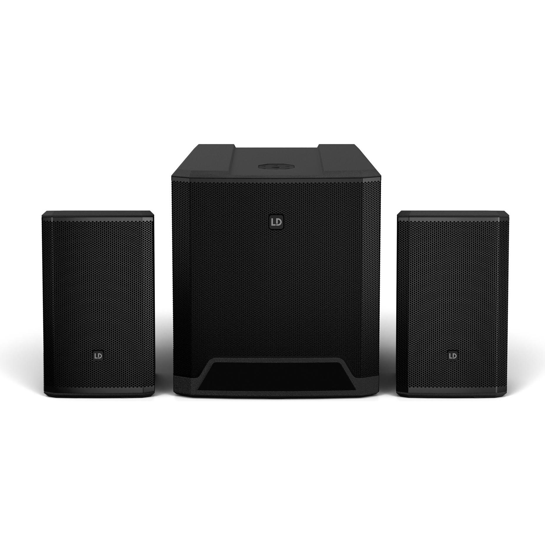 Sonstige Studios LD Systems DAVE 15 G4X, Aktiver PA Lautsprecher mit 2060 W RMS, Bluetooth-fähig, Schwarz