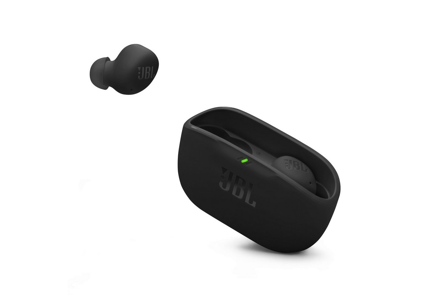 JBL Wave Buds 2 wireless In-Ear-Kopfhörer mit Active Noise Cancelling (ANC) und A2DP Bluetooth, schwarz