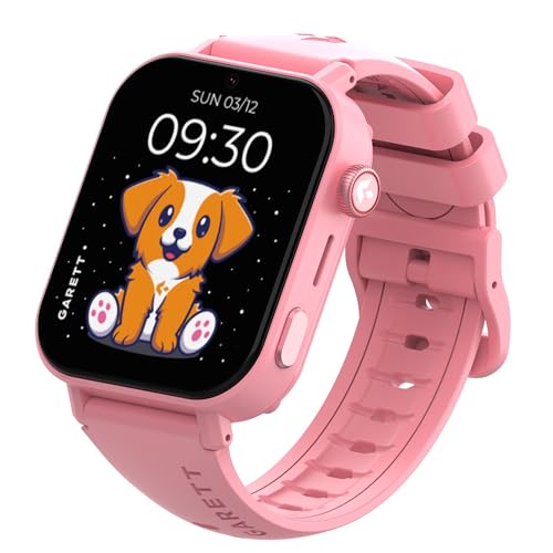 Garett Kinder Smartwatch Garett Kids Rel 4G, rosa, mit 4G Unterstützung und kinderfreundlichen Funktionen