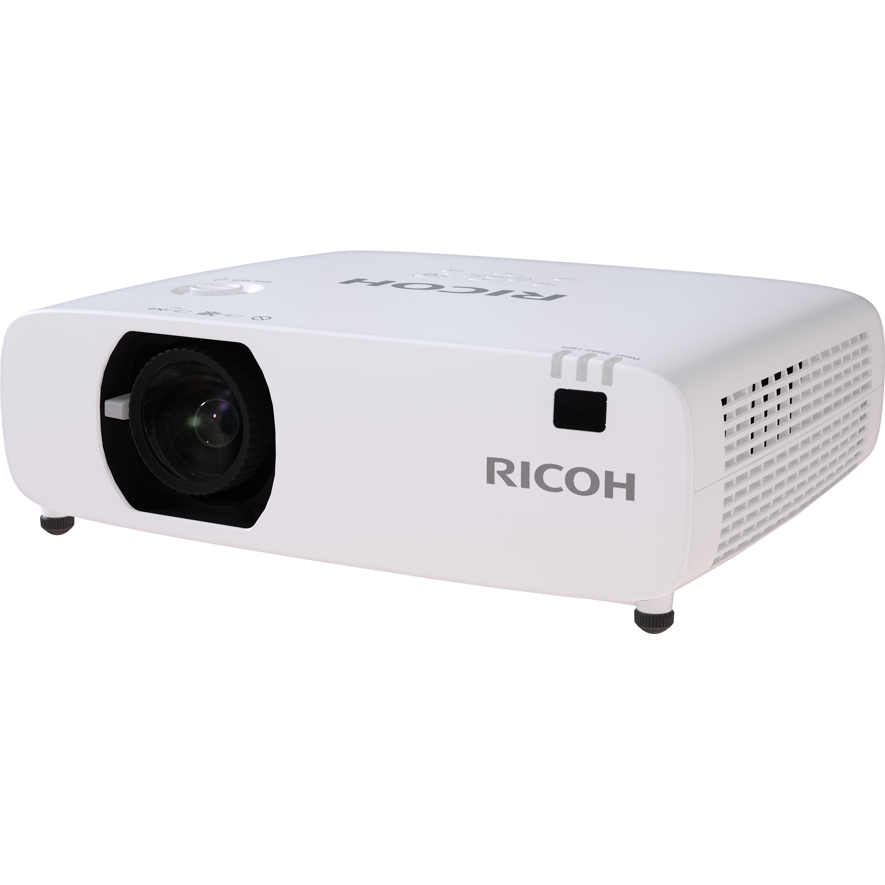 RICOH PJ WUL5A50, WUXGA Beamer mit 5200 Lumen, 1.2 - 2:1 بildausschnitt, weiss