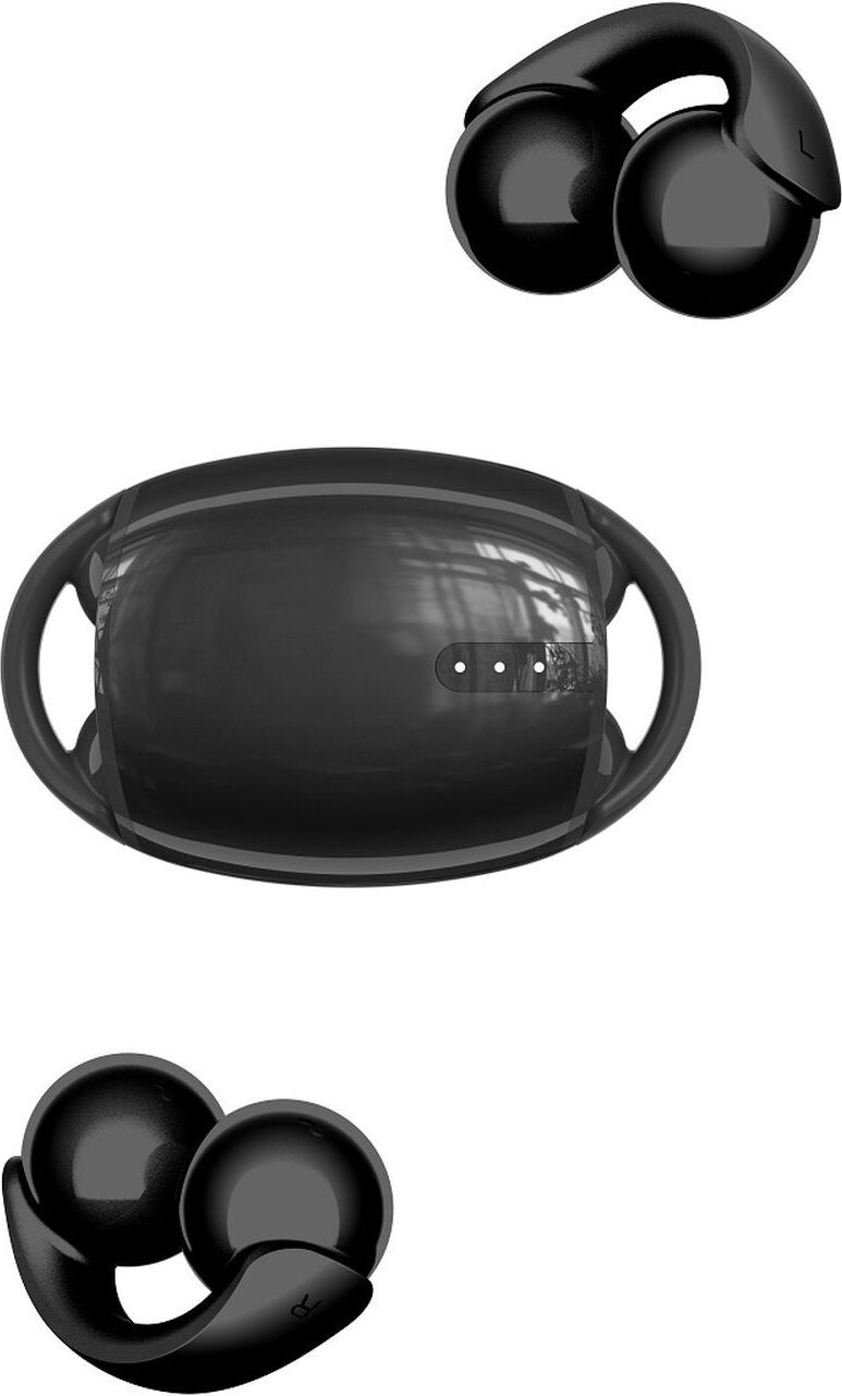 Devia Smart M5 OWS Over-Ear-Kopfhörer Bluetooth 5.3 mit Ladebox Schwarz