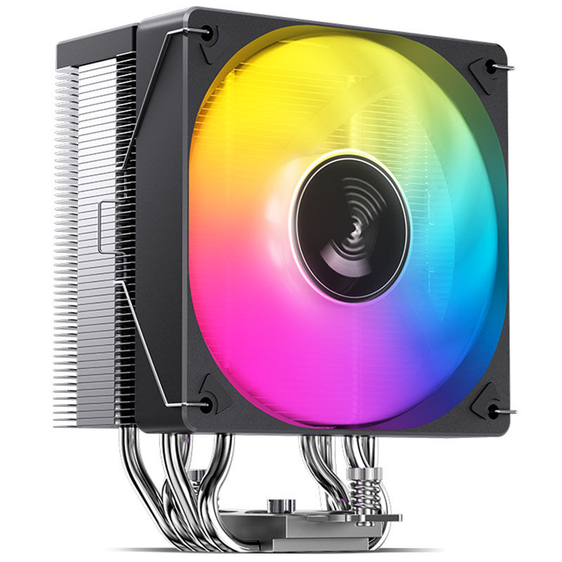 Jonsbo CR-1000 EVO CPU-Kühler, leistungsstark mit 4 Heatpipes und 220 W TDP, schwarz