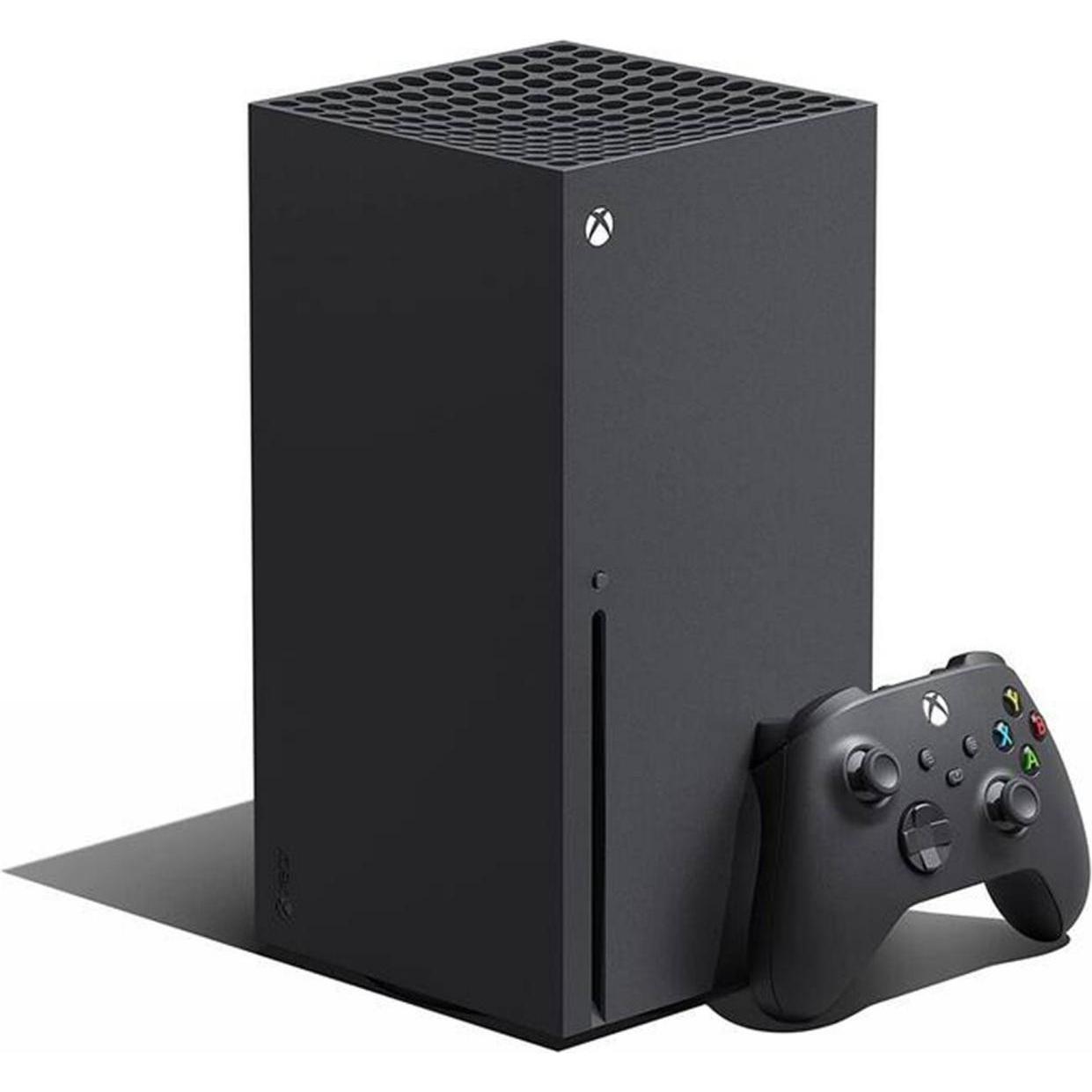 Microsoft Xbox Series X, Spielkonsole, 12 Tflops Leistung, 3D-Audio, schnellere Ladezeiten, Schwarz